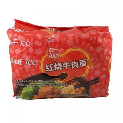 统一-红烧牛肉面 （5连包）