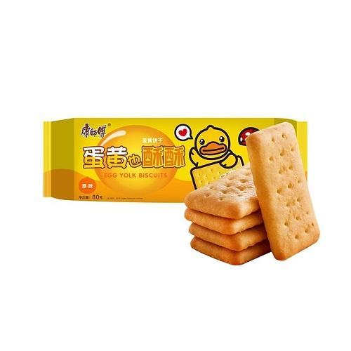 买一送一 康师傅蛋黄也酥酥-原味 80g （09/12/23）