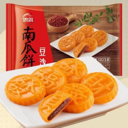 思念 南瓜豆沙饼 8块