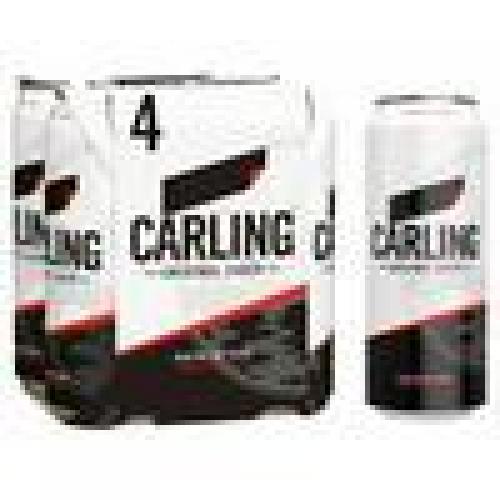 Carling Original Lager Beer Cans x4 440ml