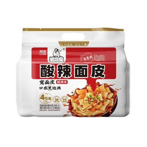 阿宽 红油面皮 麻辣味 4连包