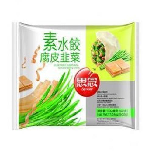 思念腐皮韭菜饺500G