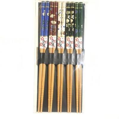 筷子 彩绘 五对装