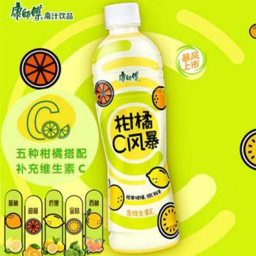 康师傅 柑橘C风暴 500ml