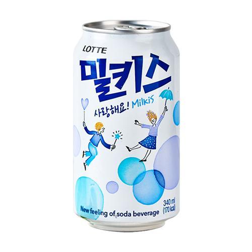 乐天 牛奶苏打汽水 340毫升