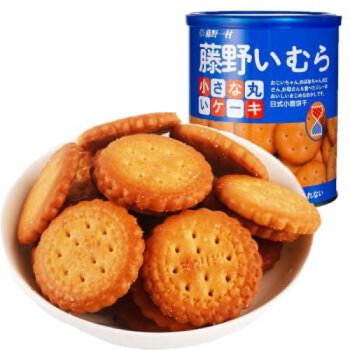 藤野一村 海盐日式小圆饼干 138G