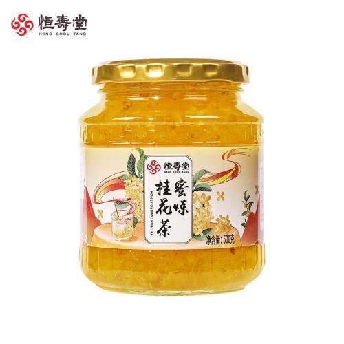 恒寿堂 蜜炼桂花茶 500ml