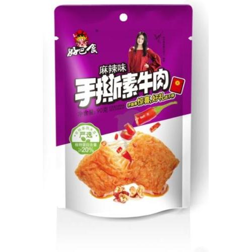 好巴食 手撕素牛肉 麻辣味 90G