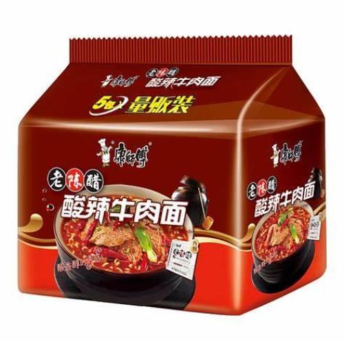 康师傅酸辣牛肉面