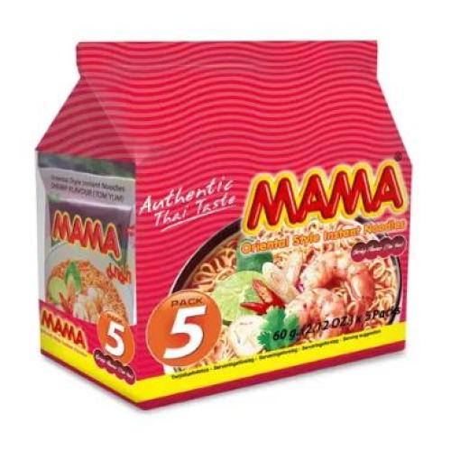 妈妈 冬阴功 酸辣虾清汤面 5*60g