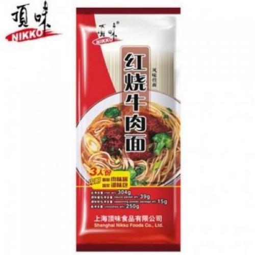 顶味 红烧牛肉面 250G