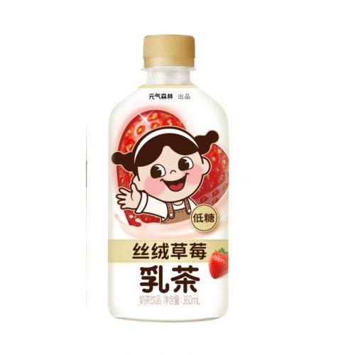 元气森林丝绒草莓乳茶360ml