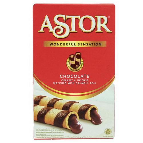 Astor 巧克力蛋卷 40G