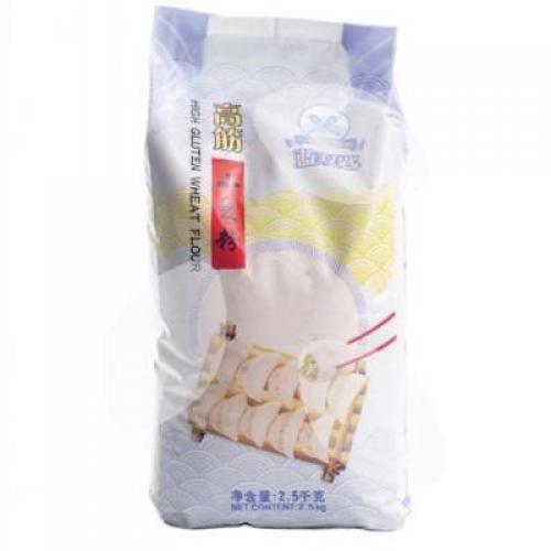 蓝双匙饺子粉 高筋粉 2.5kg