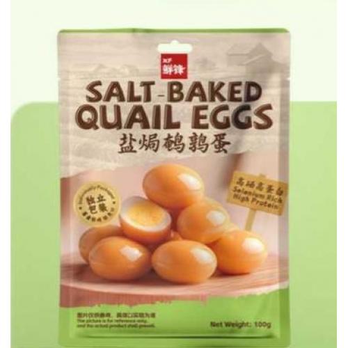 鲜锋 盐焗鹌鹑蛋 100g
