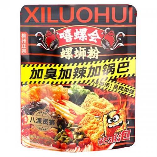 嘻螺会 螺蛳粉 加臭加辣加锅巴 390g