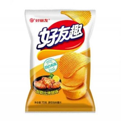 好丽友好友趣 原切馬玲薯片加勒比烤翅味 70g