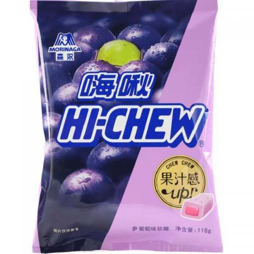 森永葡萄味啾好嚼软糖 118g