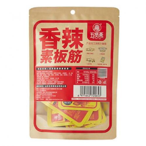 五贤斋素板筋 香辣 100g