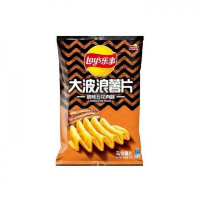 乐事大波浪薯片 碳烤五花肉味 70g