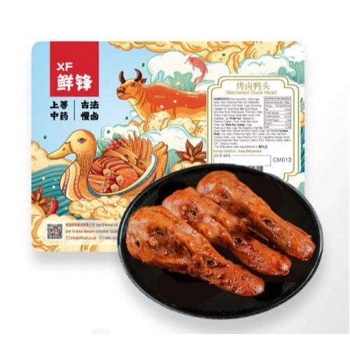 鲜锋 烤卤鸭头 180g