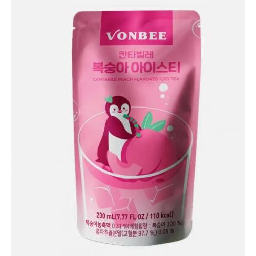 Vonbee 桃子味冰茶 230ml