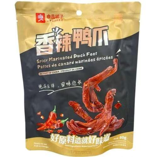 良品鋪子鴨爪-香辣80g