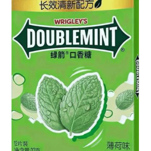 益达 口香糖薄荷味 12片