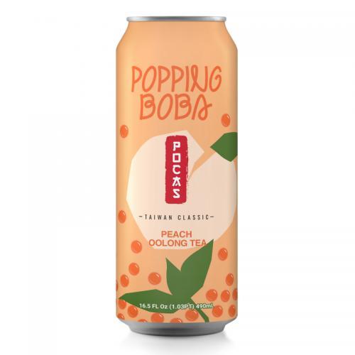 POCAS 爆爆珠 - 蜜桃乌龙茶饮 490毫升