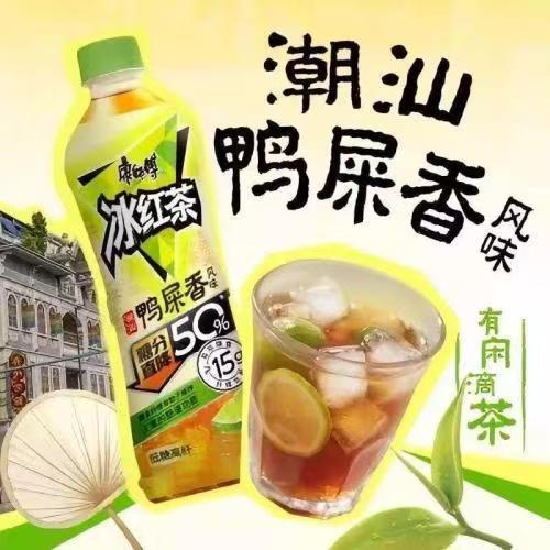 康师傅-冰红茶低糖高纤鸭屎香风味 500ml