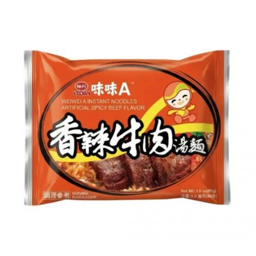 味丹 - 味味A 香辣牛肉湯麵 80g