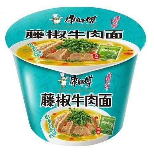 康師傅藤椒牛肉麵(桶)109g